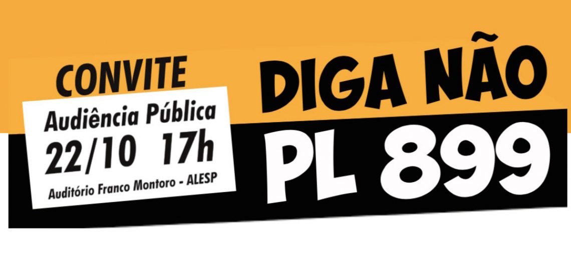 Servidores e deputados discutem Projeto do Calote na próxima terça (22/10) na Alesp. Compareça!